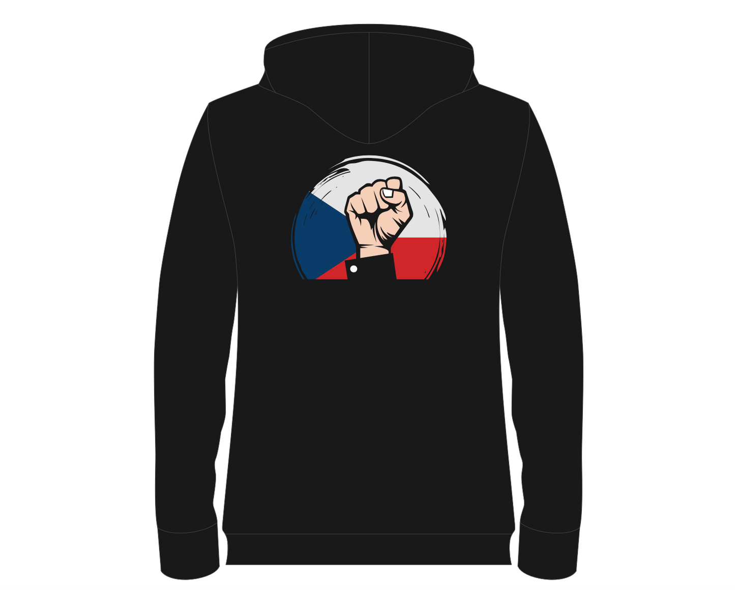 Mikina Pěst, česká vlajka